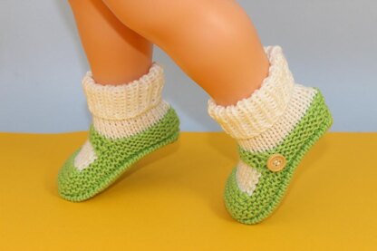 Baby One Button Sock and Slipper Booties