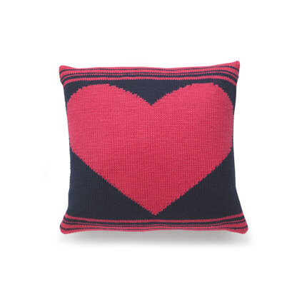 "Valentine Cushions and Candle Warmer" - Cushion Knitting Pattern For Home in MillaMia Naturally Soft Merino