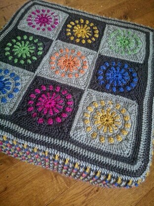 Granny Square Pouffe