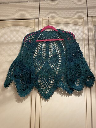 peacock shawl