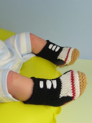 Baby Retro Baseball Boots Booties