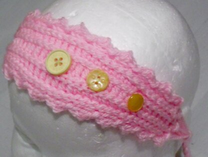 Slip Stitch Girls Headband