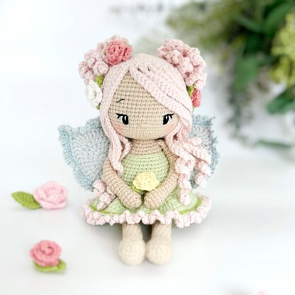 Rose Blossom Fairy Doll