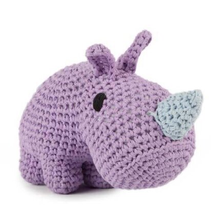 Rhino Dex Toy in Hoooked RibbonXL - Downloadable PDF