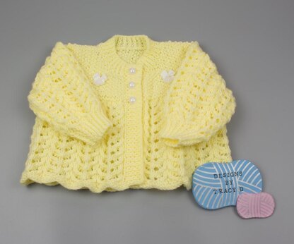 Evie baby knitting pattern matinee coat, bonnet, shoes/booties