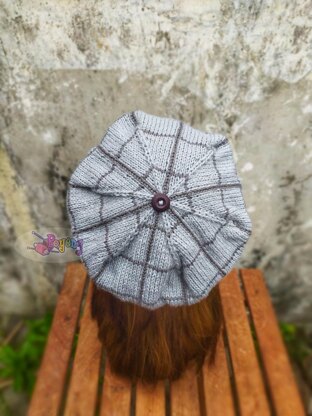 Simple Plaids Beret