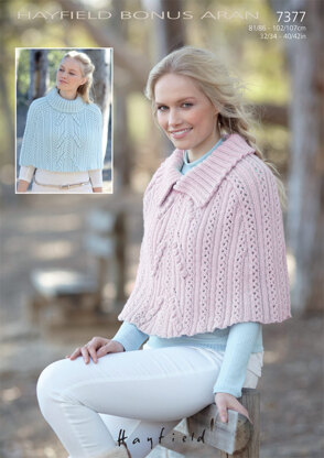 Capes in Hayfield Bonus Aran - 7377 - Downloadable PDF