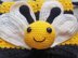 3in1 Happy Bee Folding Baby Blanket Toy Lovey