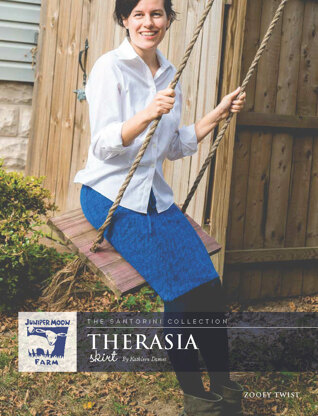 Therasia Skirt in Juniper Moon Farm Zooey Twist - 13317 - Downloadable PDF