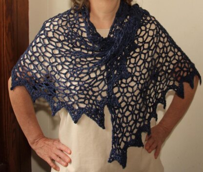 Starry Evening Shawl