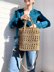 Twisted raffia Tote bag