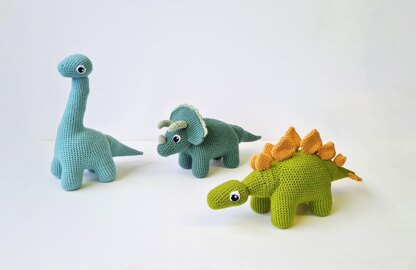 Dinosaur Amigurumi Set