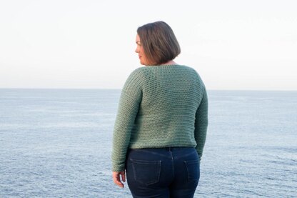 Crochet Crew Neck Sweater