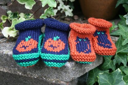 Halloween Baby Booties