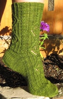 Twisted Tendrils Socks