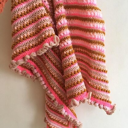 Rosy my Rosy shawl