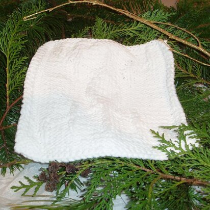 Dishcloth Calendar - December (snowflake) - knitting pattern