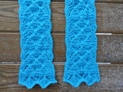 Fantasy Leaves lace Scarf