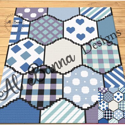 Hexagon Patchwork SC Graphgan