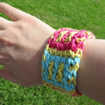 Tunisian Summer Bracelet