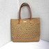 Cheerful raffia bag