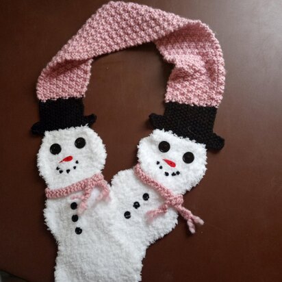 Fun Snowman Scarf