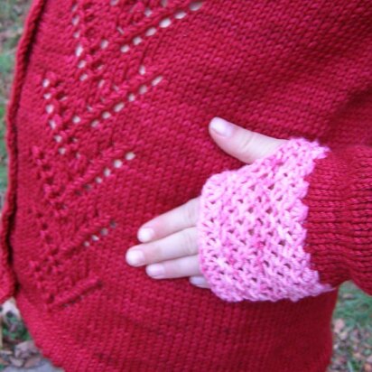 Early Autumn Cardigan for Girls - knitting pattern