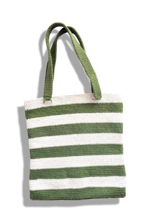 Road Trip Stripes Tote Bag