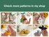 Acorn with leaf crochet pattern keychain charm Amigurumi pattern PDF Keyring bag charm Crochet car hanger