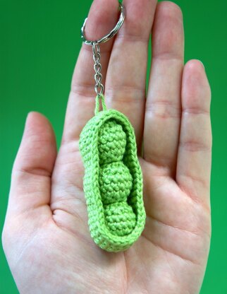 2 in 1 Bundle Avocado & Peas in Pod Key Chains