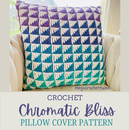 Chromatic Bliss Pillow Cover Pattern