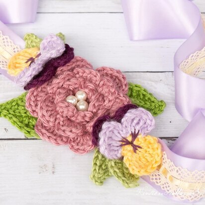 April Flowers Headband/Hair Accessory