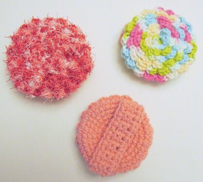 Crochet Flower Face or Dish Scrubby