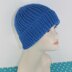 Simple Aran Rib Beanie Hat