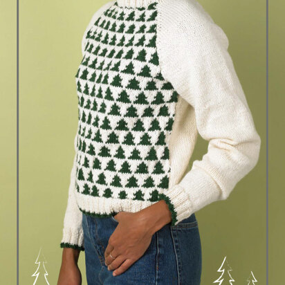 Sleigh Ride Jumper - Free Knitting Pattern in Paintbox Yarns Wool Mix Aran