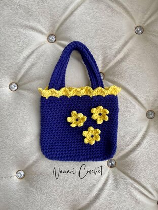 Flower tote bag