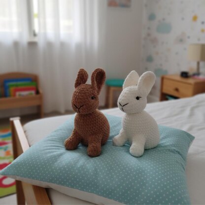 Crochet Baby Rabbit Realistic Bunny