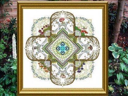 Chatelaine The Mushroon & Fern Mandala Cross Stitch Chart - 2002018 -  Leaflet