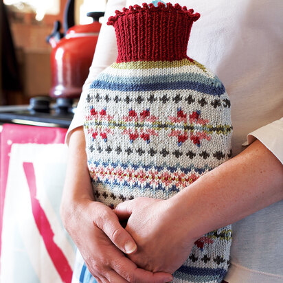 Debbie Bliss Fair Isle Hot Water Bottle Cover PDF