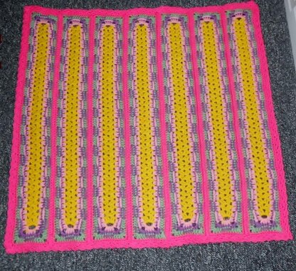 Bright and Busy Baby Blanket