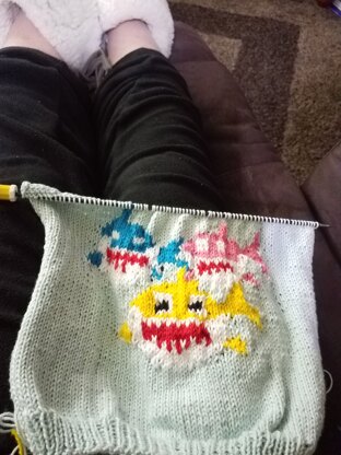 Baby shark jumper for Zac