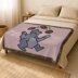 Baloo Blanket Mowgli Throw C2C CROCHET PATTERN The Jungle Book Crib Twin
