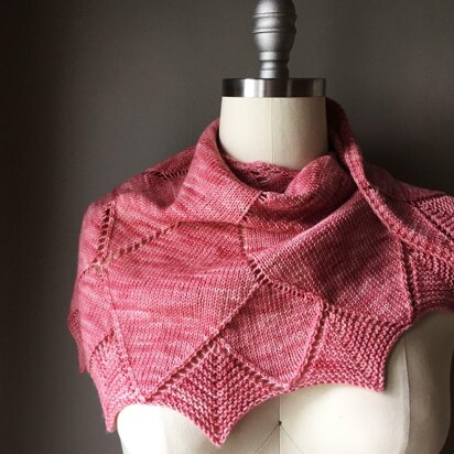 Lotus Blossom Shawl - knitting pattern