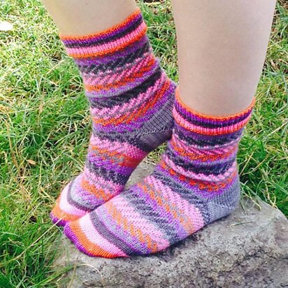 No Tricks All Treats Socks - knitting pattern