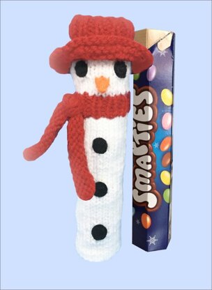 Snowman Smartie bags, chocolate orange, F.Rocher