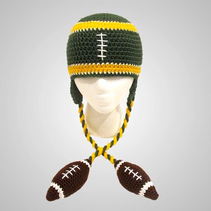 Football Beanie of Awesomeness Crochet pattern by Joni Memmott ...