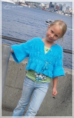 Turquoise Hand Knitted Sweater