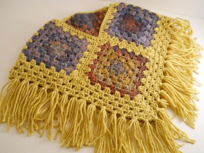 Rainbow Poncho