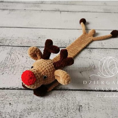 Bookmark christmas reindeer