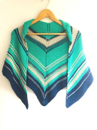 JazzyStripedShawl